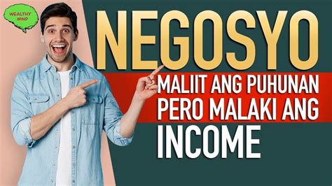 patok na negosyo sa maliit na puhunan